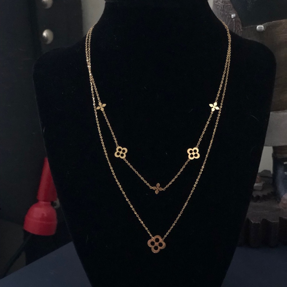 Double strand necklace